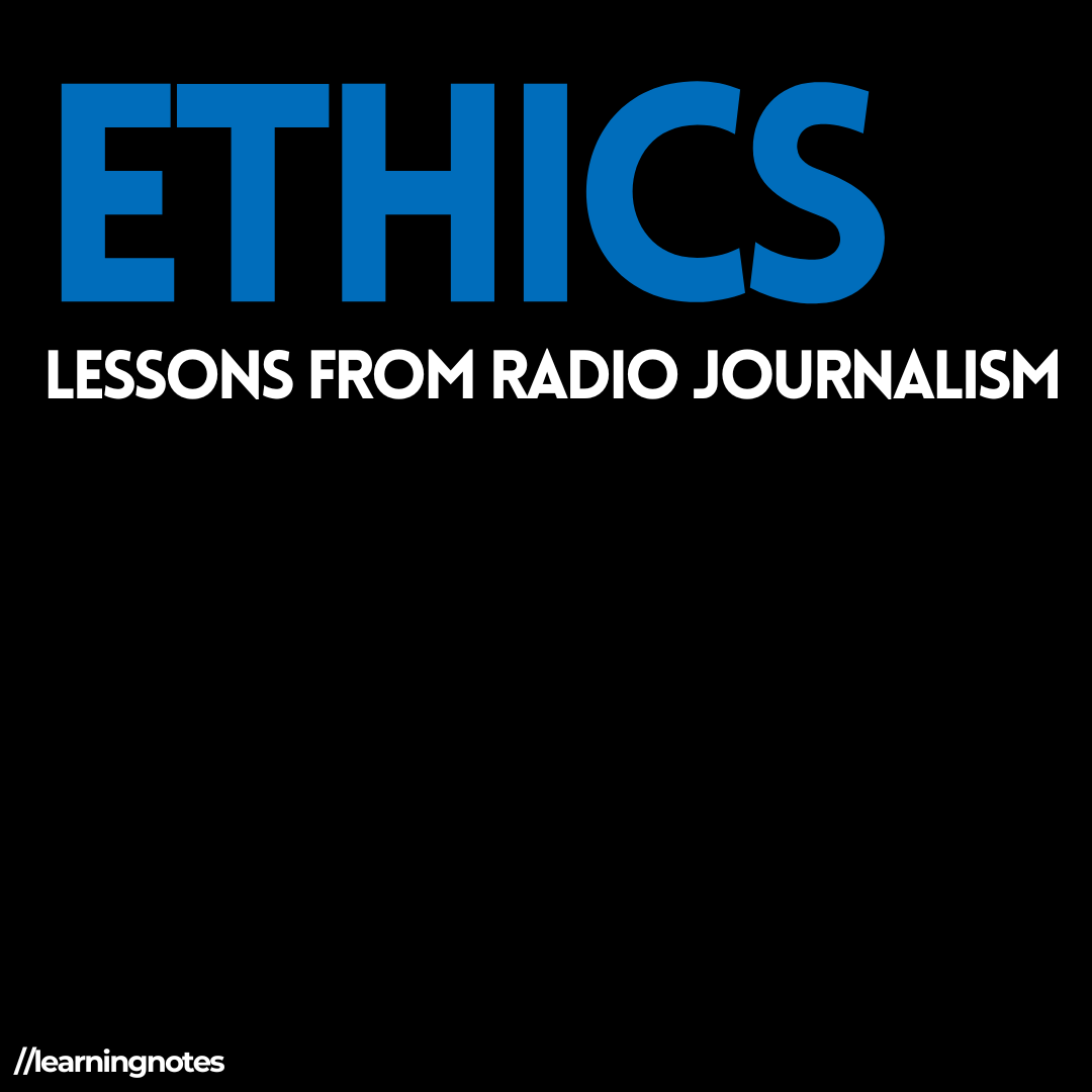 Leadership ethics lessons from journalism