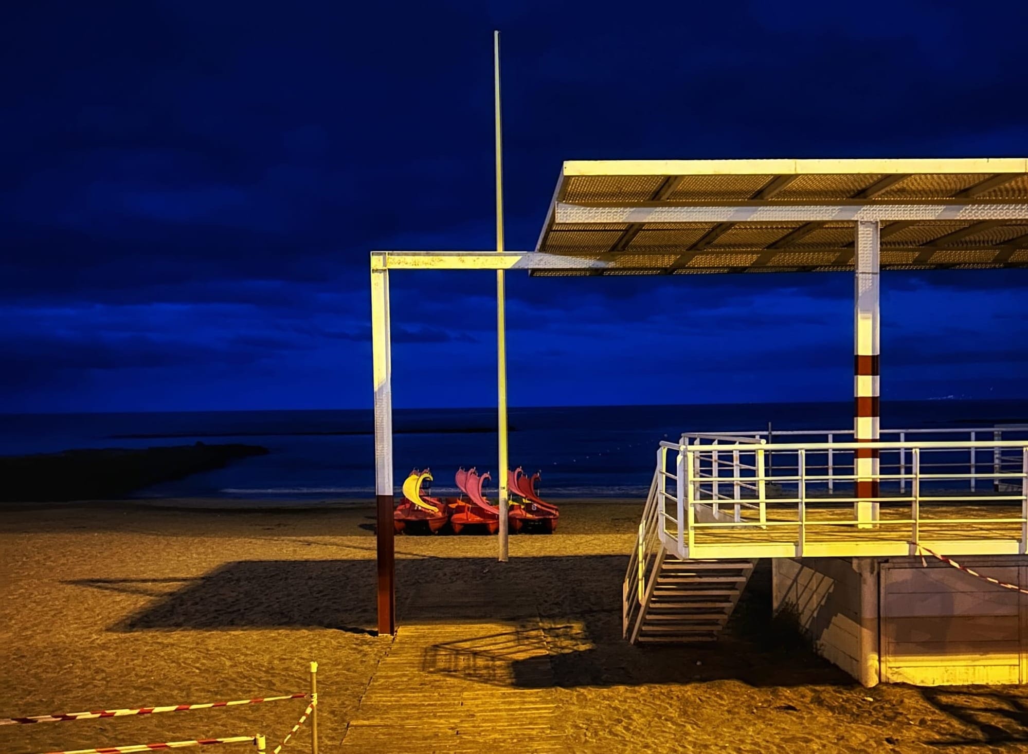 A photo of the beach in Adeje, Tenerife