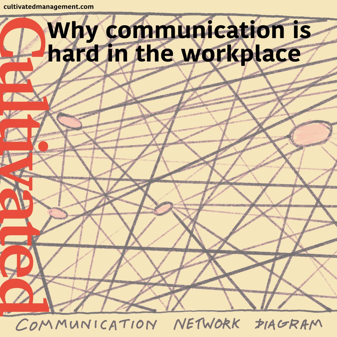 Communication Networks - why its hard to communicate at work