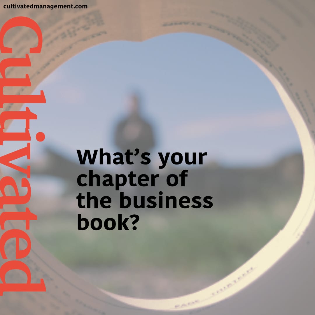 What's in your chapter of the book of the business? Storytelling your part. Podcast.