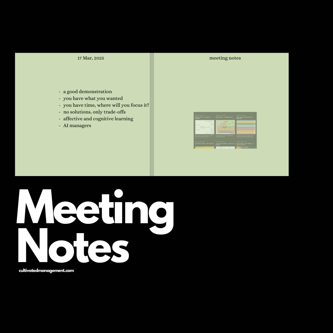 Meeting notes cover image