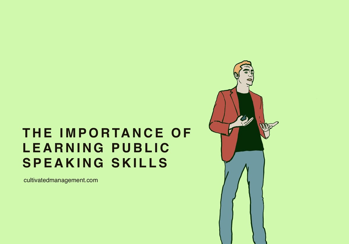 The importance of learning public speaking skills