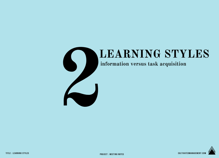 Two learning approaches - powerful ways to learn and build knowledge