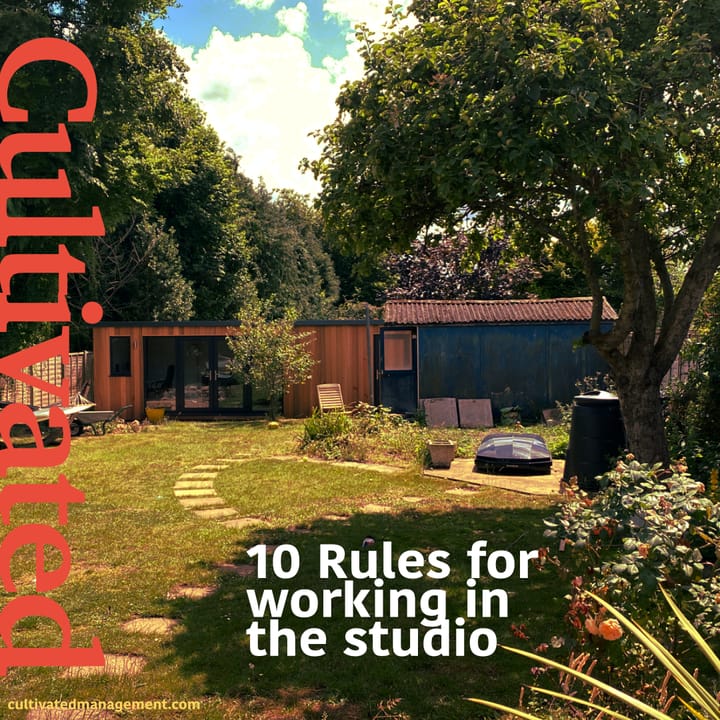 10 Rules for my studio - The power of workplace rules