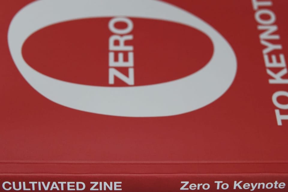 A photo of the Zero To Keynote book