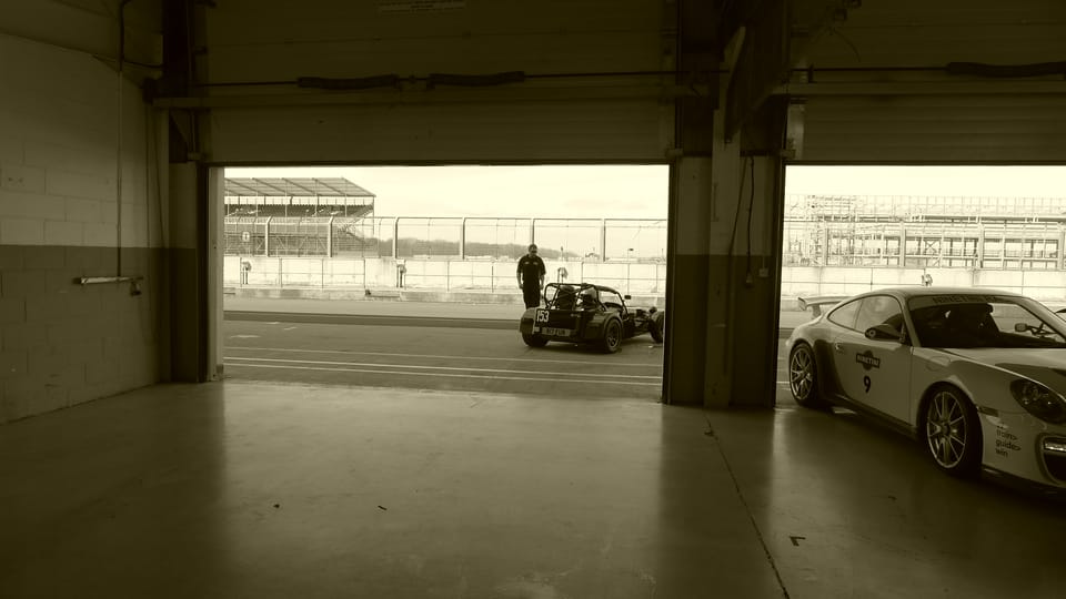 A photo of a Caterham at Silverstone raceway