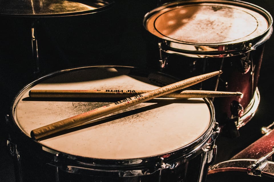 A photo of some drums